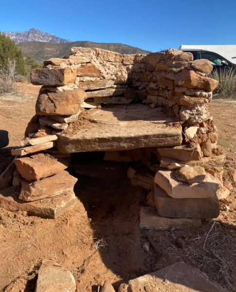 The Crafty Campsite: Stone Stove