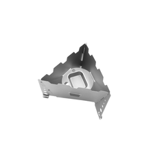 Load image into Gallery viewer, Flatpack 3-Sided Titanium Camping Stove, 5.5&quot; W x 4&quot; H, 90g, Foldable Compact