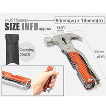 Load image into Gallery viewer, Multi Tool Hammer-Pliers-Saw-Phillips-Knife Swiss Multi 9-in-1 Survival Tool