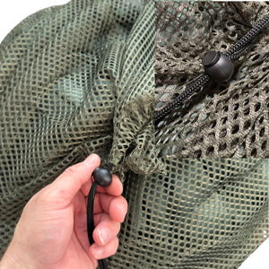 2-Pack Hunting Mesh Decoy Bag, 33" x 30.5", Adjustable Shoulder Straps, Quick La