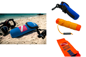 New Compact Scuba Emergency SMB Diver Below Surface Marker w/Neoprene