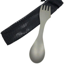 Load image into Gallery viewer, Evoly Outdoors 3-in-1 Titanium Spork Utensil w/ Carry Case