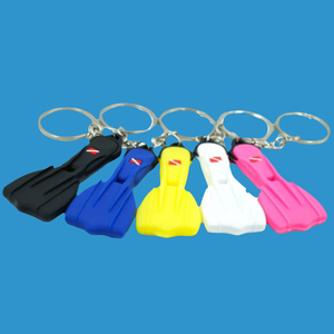 Scaled 3" Diving Fin Key Chain - Dive Fins- Souvenir - Scuba - Dive Mens Womens