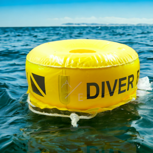 22" Diver Below - Diving Safety Float - Scuba Snorkeling Diving Buoy Inflatable