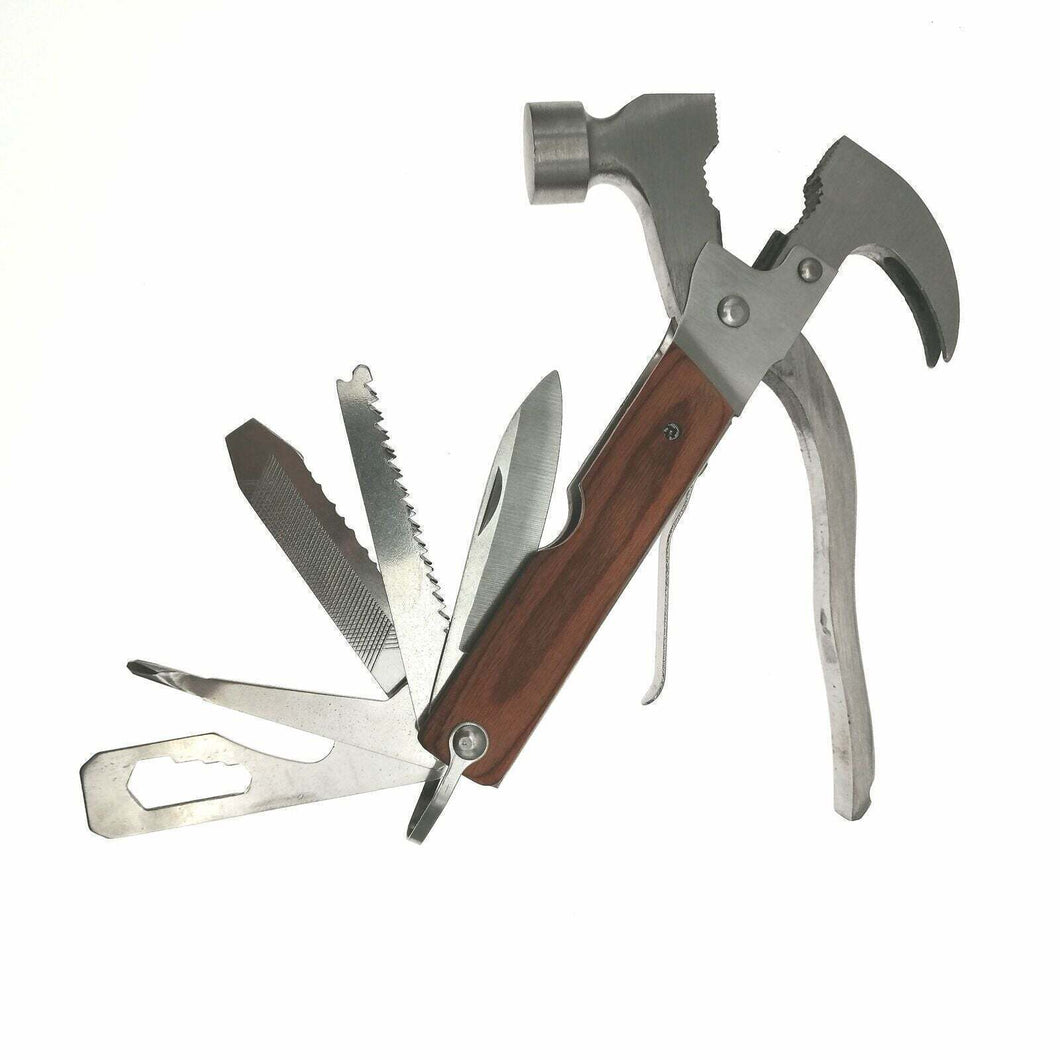 Multi Tool Hammer-Pliers-Saw-Phillips-Knife Swiss Multi 9-in-1 Survival Tool