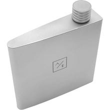 Load image into Gallery viewer, Portable Titanium Flask w/ Travel Pouch Ultralight Travel 175ml 6 oz