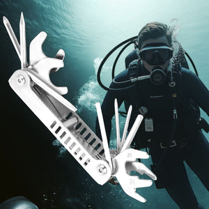 11-in-1 | Scuba Diving HD Stainless Steel Multi Repair Tool For Regulator Tanks