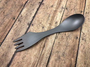 Evoly Outdoors 3-in-1 Titanium Spork Utensil w/ Carry Case