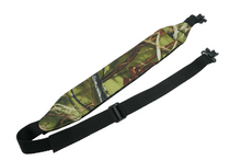 Load image into Gallery viewer, Waterproof-Neoprene Deep Woods Gun Strap Sling - Metal Swivel Clips - Camouflage