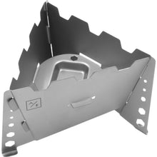 Load image into Gallery viewer, Ultralight Titanium Outdoor Camping Folding Fuel Stove -Open Flame Pocket Stove