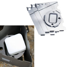 Load image into Gallery viewer, Ultralight Titanium Outdoor Camping Folding Fuel Stove -Open Flame Pocket Stove