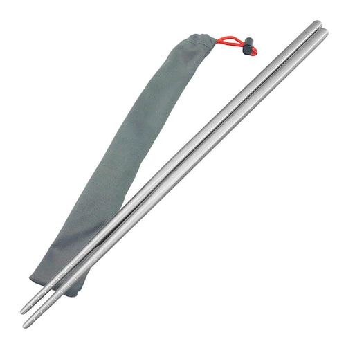 Titanium Chopsticks with Travel Case [15-25 Grams Total Weight] (230MM) 9 inches