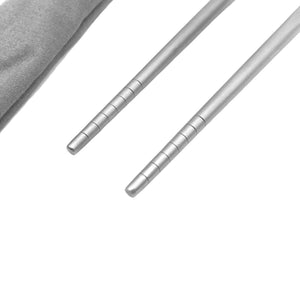 Titanium Chopsticks with Travel Case [15-25 Grams Total Weight] (230MM) 9 inches