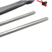 Load image into Gallery viewer, Titanium Chopsticks with Travel Case [15-25 Grams Total Weight] (230MM) 9 inches