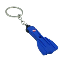 Load image into Gallery viewer, Scaled 3&quot; Diving Fin Key Chain - Dive Fins- Souvenir - Scuba - Dive Mens Womens