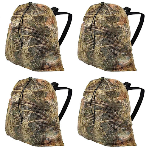 4-Pack Hunting CAMO (Marsh) Mesh Decoy Bag, 33