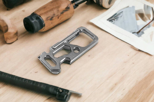 Heavy-Duty | Lightweight | Rugged | Titanium Spring Action Clip Keychain
