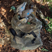 Load image into Gallery viewer, GREEN 33&quot;x 30.5&quot; Hunting Decoy Mesh Bag With HD Nylon Shoulder Straps, Drawstrin