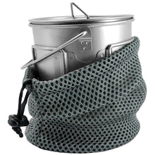 Load image into Gallery viewer, 750ml (25.3oz) Titanium Open Flame Compact Ultralight Cup/Pot (2-Pack)