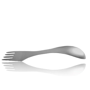 (2-Pack) 3-in-1 Titanium Spork Utensil for Hiking Backpacking Camping Cookware