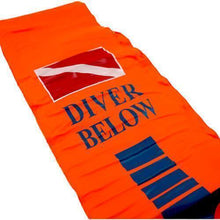 Load image into Gallery viewer, Scuba Diving SMB Compact Emergency SMB [Diver Below] Surface Marker w/ Weight