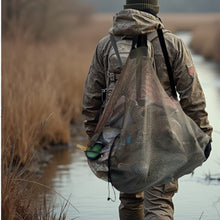 Load image into Gallery viewer, Hunting Mesh Decoy Bag, 33&quot; x 30.5&quot;, Adjustable Shoulder Straps, Quick Latch Dra
