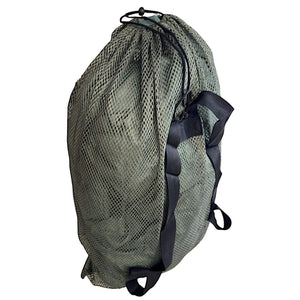 Hunting Mesh Decoy Bag, 33" x 30.5", Adjustable Shoulder Straps, Quick Latch Dra