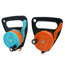 Load image into Gallery viewer, Scuba Dive Reel- with Thumb Brake Dex Nylon Line | Cave Safety SMB Line 46M / 15