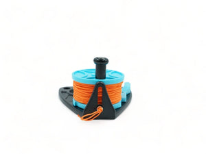 Scuba Dive Reel- with Thumb Brake Dex Nylon Line | Cave Safety SMB Line 46M / 15