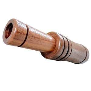 Classic Wooden Mallard Duck Call, Wateresitant Rugged Classic 2-Part Duck Call with Singe ABS Plastic Insert 4.75 in x 1.25 in