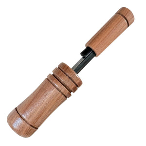 Classic Wooden Mallard Duck Call, Wateresitant Rugged Classic 2-Part Duck Call with Singe ABS Plastic Insert 4.75 in x 1.25 in