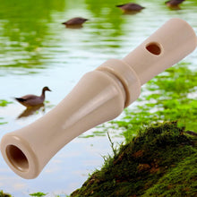 Load image into Gallery viewer, Whistle Mallard Duck Call, Doublereed, Tunable, Khaki Marsh Color, 4.75 in x 0.75 in