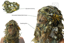 Load image into Gallery viewer, 3D Camouflage Face Mask | Deep Woods | Guillotine Hunting Mesh | Bug Screen