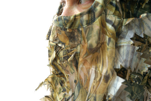 3D Camouflage Face Mask | Deep Woods | Guillotine Hunting Mesh | Bug Screen