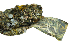 3D Camouflage Face Mask | Deep Woods | Guillotine Hunting Mesh | Bug Screen