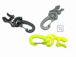 Diver Hose Regulator Clip 2-Slot Retainer for Scuba Diving BCD Octopus Regulator