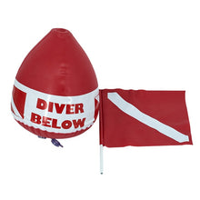 Load image into Gallery viewer, Inflatable Surface Marker Swimming Diver Down Safe Diving Buoy w/ Diver Flag- RED