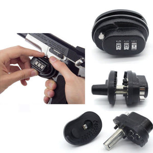 Firearm Lock Combination 3-Digit Trigger Quick Lock Handgun Rifle Shotgun Trigger Safety