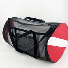 Load image into Gallery viewer, Heavy Duty Scuba/Snorkel Dive Gear Mesh Waterproof Travel Bag 30&quot;x16&quot; Collapsible