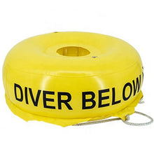 Load image into Gallery viewer, DIVER BELOW | Diving Safety Buoy | Scuba Free Diving Snorkeling | Safety Inflatable Float