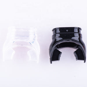 Black or Clear Transparent Silicone Tabbed-Mouthpiece for Scuba Snorkel Diving Regulator/Octopus