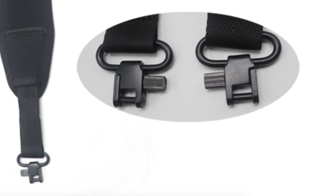 Quick Detach Swivel for Firearm Sling Straps (2-Pack)