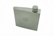 Load image into Gallery viewer, Portable Titanium Flask w/ Travel Pouch Ultralight Travel 175ml 6 oz