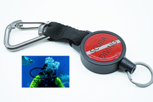 Load image into Gallery viewer, Heavy Duty Retractable Diving Stainless Steel Wire Gear Clip