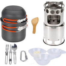 Load image into Gallery viewer, 14 Piece Portable Camping Cookset for Hiking &amp; Camping