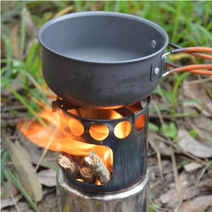 14 Piece Portable Camping Cookset for Hiking & Camping