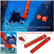 Load image into Gallery viewer, Large Scuba SMB Signal Tube Safety Surface Marker Buoy w/ Blow Valve 70&quot;